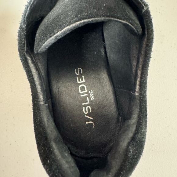 JSlides Starr Black Suede 8.5 - Picture 3 of 4
